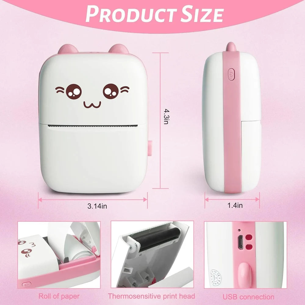 Mini Portable Thermal Printer
