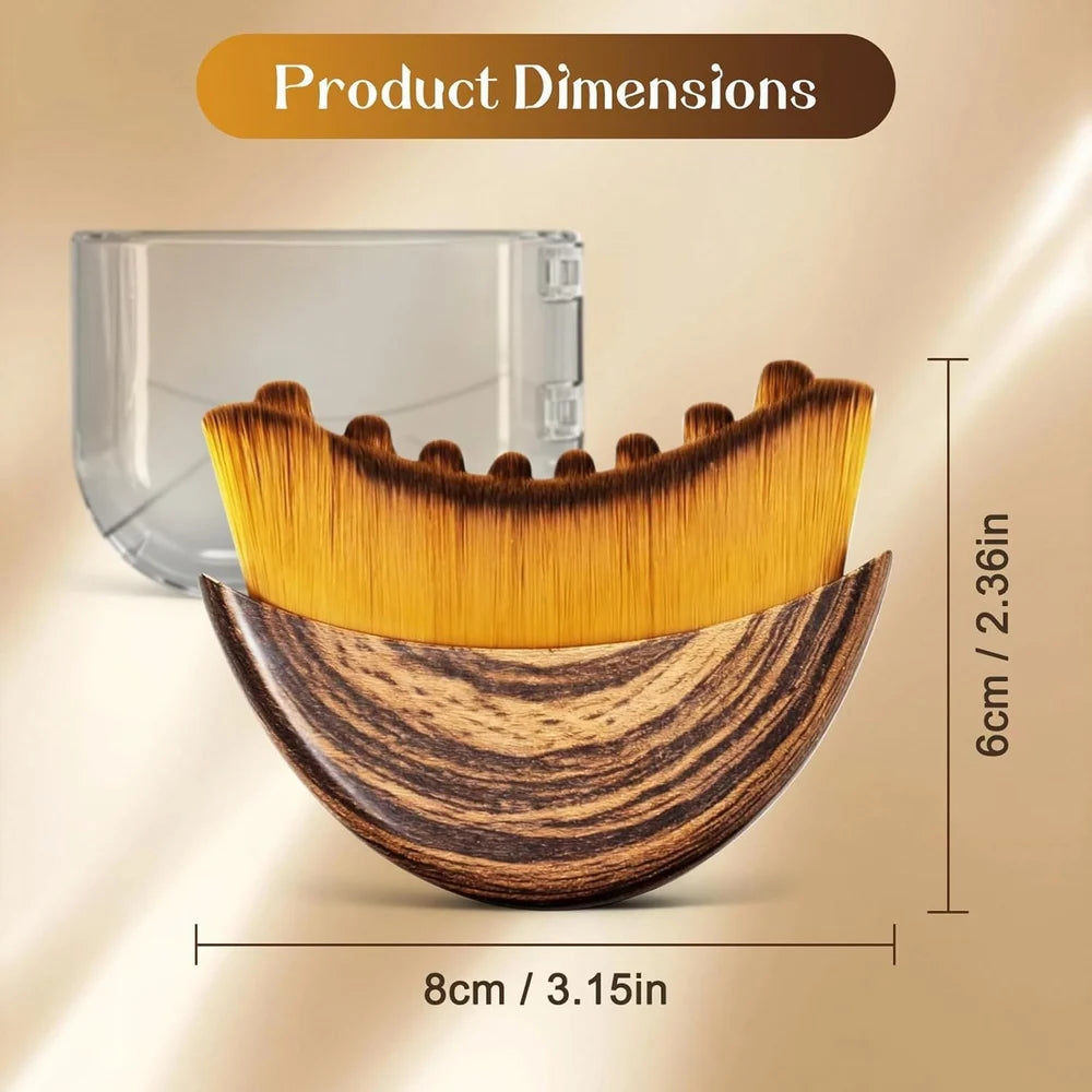 The GlowBrush | Portable Lymphatic Contour Face Brush