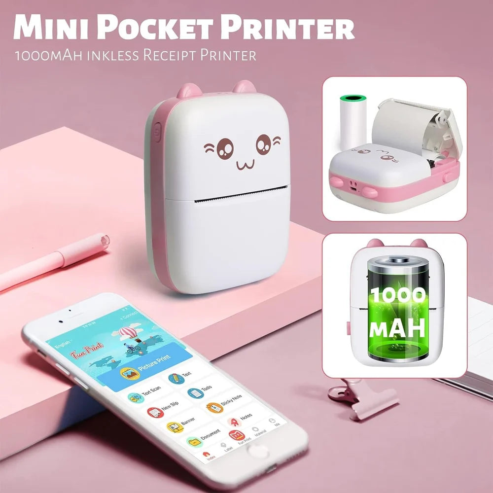Mini Portable Thermal Printer