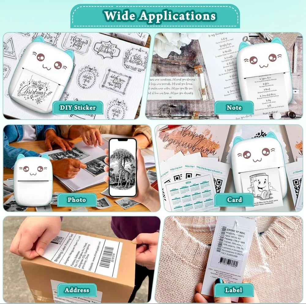 Mini Portable Thermal Printer